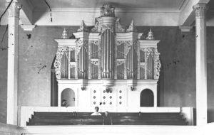 Orgel 1875 / Quelle: Bildarchiv des Bergischen Geschichtsvereins Wermelskirchen