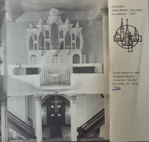 Orgel Stadtkirche 1960